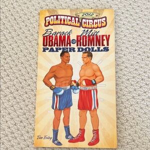 Brand new condition: 2012 Obama, and Romney paper dolls